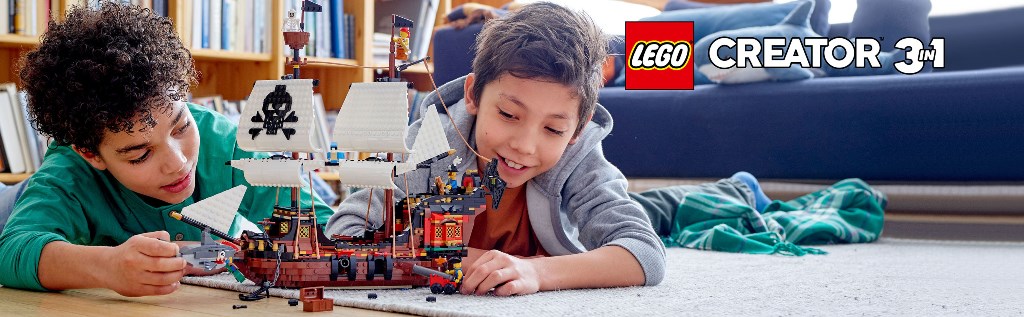 3 pirátská dobrodružství s LEGO® kostkami